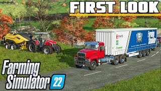 Farming Simulator 22  FIRST LOOK GAMEPLAY [upl. by Gehman]