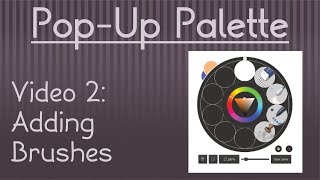 Krita PopUp Palette Series How to AddChange the Brushes [upl. by Aihsaei]