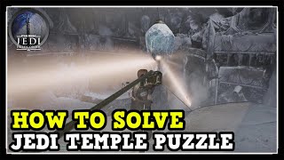 Jedi Fallen Order How to Solve the Jedi Temple Puzzle on Ilum Crystal Light Puzzle [upl. by Verna]