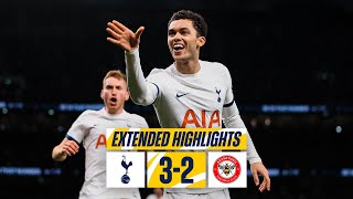 TOTTENHAM HOTSPUR 32 BRENTFORD  EXTENDED PREMIER LEAGUE HIGHLIGHTS [upl. by Iggy440]