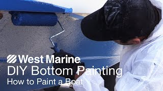 How to Paint a Boat  DIY Guide to Bottom Painting [upl. by Lambertson]