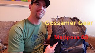 GOSSAMER GEAR MARIPOSA 60 REVIEW [upl. by Hcahsem668]