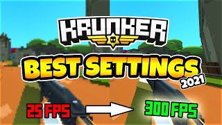 The BEST Krunkerio Settings 2021 100 FPS [upl. by Layney]