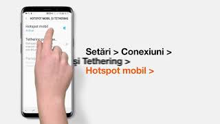 Cum setez un hotspot mobil pe telefoane Samsung Galaxy [upl. by Will]