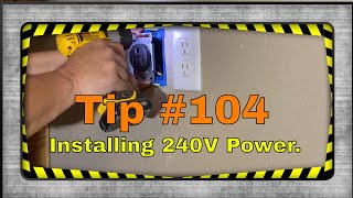 How to add 240V power to your garage [upl. by Nancee715]