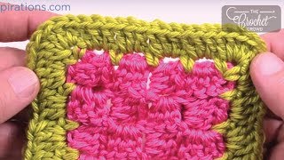 Crochet Border  Corner to Corner C2C  BEGINNER  The Crochet Crowd [upl. by Lupe]