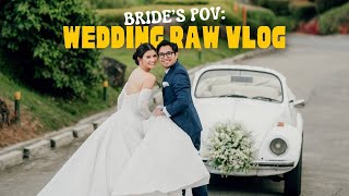 RAW WEDDING VLOG  Jen Barangan [upl. by Mlohsihc]