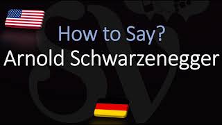 How to Pronounce Arnold Schwarzenegger CORRECTLY [upl. by Ursas540]