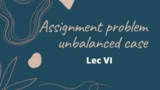 UNBALANCED ASSIGNMENT PROBLEMS  IN MALAYALAM [upl. by Oir]