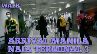 Arrival Manila International Airport NAIA Terminal 3 [upl. by Leonore]