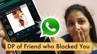 How to see Profile Photo after getting Blocked on WhatsApp🔥 [upl. by Llenoj546]