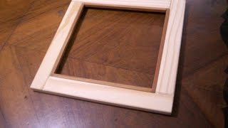 COMO HACER UN MARCO PARA CUADRO  PICTURE FRAME  Juan Carlos Aquila [upl. by Strawn112]