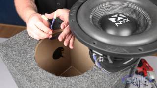 How to Install a Car Subwoofer in a Box [upl. by Frankie]