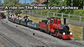 A ride on The Moors Valley Railway  080613 [upl. by Naired]