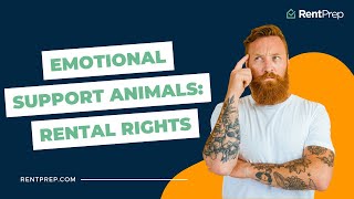 Emotional Support Animals Landlord Rights [upl. by Akinet881]