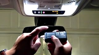 How to Set Up Garage Door Opener With Car Homelink [upl. by Namrac]