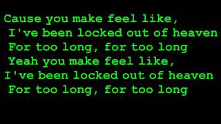 Bruno Mars  Locked Out Of Heaven  Lyrics HQ [upl. by Aihsekram446]