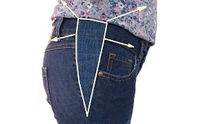 Jeans Hose mit einem Keil erweitern  so funktioniert How to Make a trousers bigger [upl. by Noella]