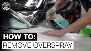 How To Safely Remove Paint Overspray  Chemical Guys [upl. by Faun]