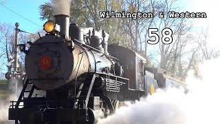 4K Wilmington amp Western Steam Train [upl. by Ramsey]