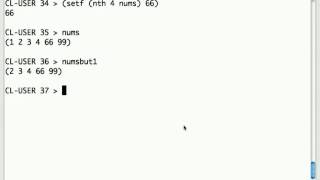 An Brief Introduction to LISP  Pt 4 Lists [upl. by Emmuela]