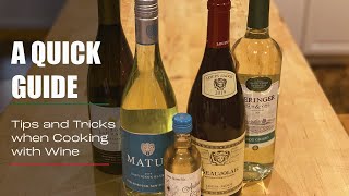 Wines to cook with [upl. by Riggall]