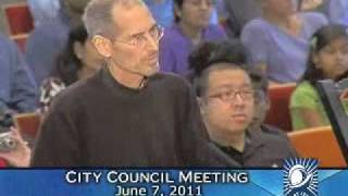 Steve Jobs Presents to the Cupertino City Council 6711 [upl. by Aneele]