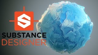 Substance Designer  Stylized Ice Material [upl. by Herwick]