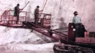 Salt Mining Underground 1958 [upl. by Ecnerrot]