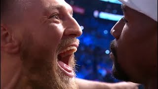 Mayweather vs McGregor Weighin Faceoff [upl. by Anil]