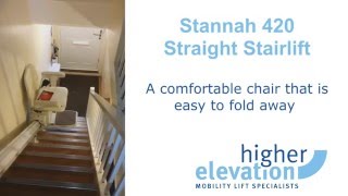 STANNAH 420 STRAIGHT STAIRLIFT [upl. by Hamlen]