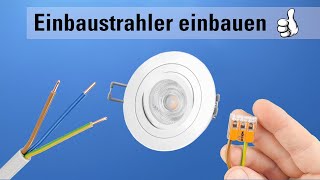 Einbauspots einbauen  Einbaustrahler verkabeln und erweitern [upl. by Segroeg]