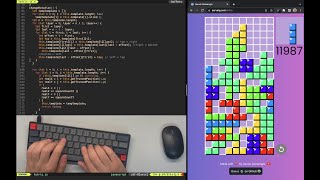 ASMR Programming  Coding Tetris  No Talking [upl. by Kendra]