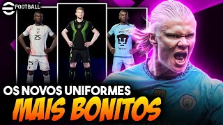 OS NOVOS UNIFORMES MAIS BONITOS DO EFOOTBALL 2025 [upl. by Theodoric]