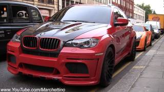 BMW X6M Hamann Tycoon Evo M Start and Accelerate [upl. by Benildis]