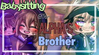 Babysitting the Alpha’s brother😨😍 Gacha life mini movie  GLMM GMM [upl. by Anialeh]