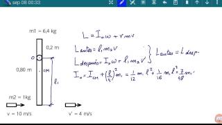 Conservación del momento angular [upl. by Dyrraj]
