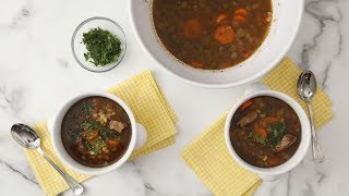 Beef Barley Soup Martha Stewart [upl. by Butte]