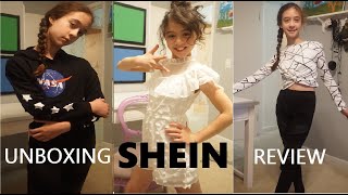 SHEIN KIDS TRY ON HAUL amp REVIEW  FASHION CLOTHING FOR GIRLS  WHY IS SHEIN SO CHEAP [upl. by Ailet425]