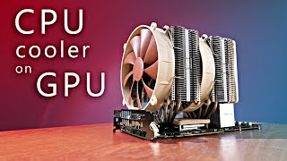 CPU cooler on GPU  superb performance [upl. by Zampardi]