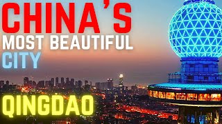 Chinas Most Beautiful City  Qingdao China Aerial Drone 2021  中国最美的城市 [upl. by Roshan]