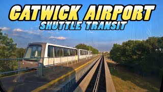 Gatwick Airport Shuttle Transit  North Terminal to South Terminal 4k [upl. by Krein833]