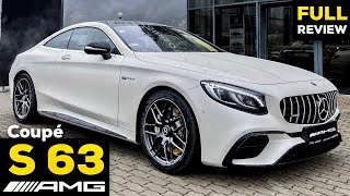 2020 MERCEDES AMG S63 Coupé V8 NEW FULL InDepth Review BRUTAL Sound S Class Interior Exterior [upl. by Ennovaj483]