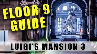 Luigis Mansion 3 Floor 9 walkthrough  100 9F Supernatural History guide [upl. by Hamilton]