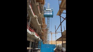 Construction HoistConstruction Elevator Installation [upl. by Azarria]