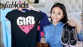 Fabkids Back To School Outfits Try On Haul [upl. by Aimit633]