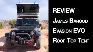 James Baroud Evasion XXL Roof Top Tent Review [upl. by Howell]