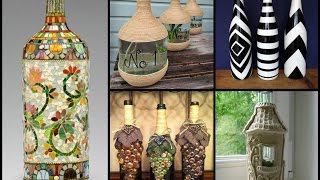 50 Beautiful Bottle Decorating Ideas – DIY Recycled Room Decor [upl. by Ahtnicaj]