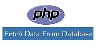 How to Fetch Data From Database in PHP And Display HTML Tables [upl. by Nirro]