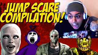 HILARIOUS  SCARY JUMP SCARE COMPILATION [upl. by Sanfred]